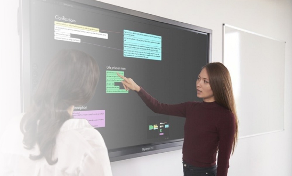 présentation sans fil dans l'enseignement